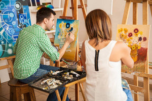 art class for adults at splatter rooms