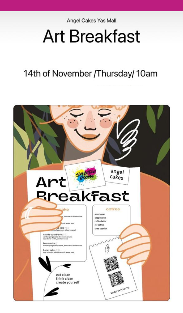 Art Breakfast - Angel Cakes YAS Mall